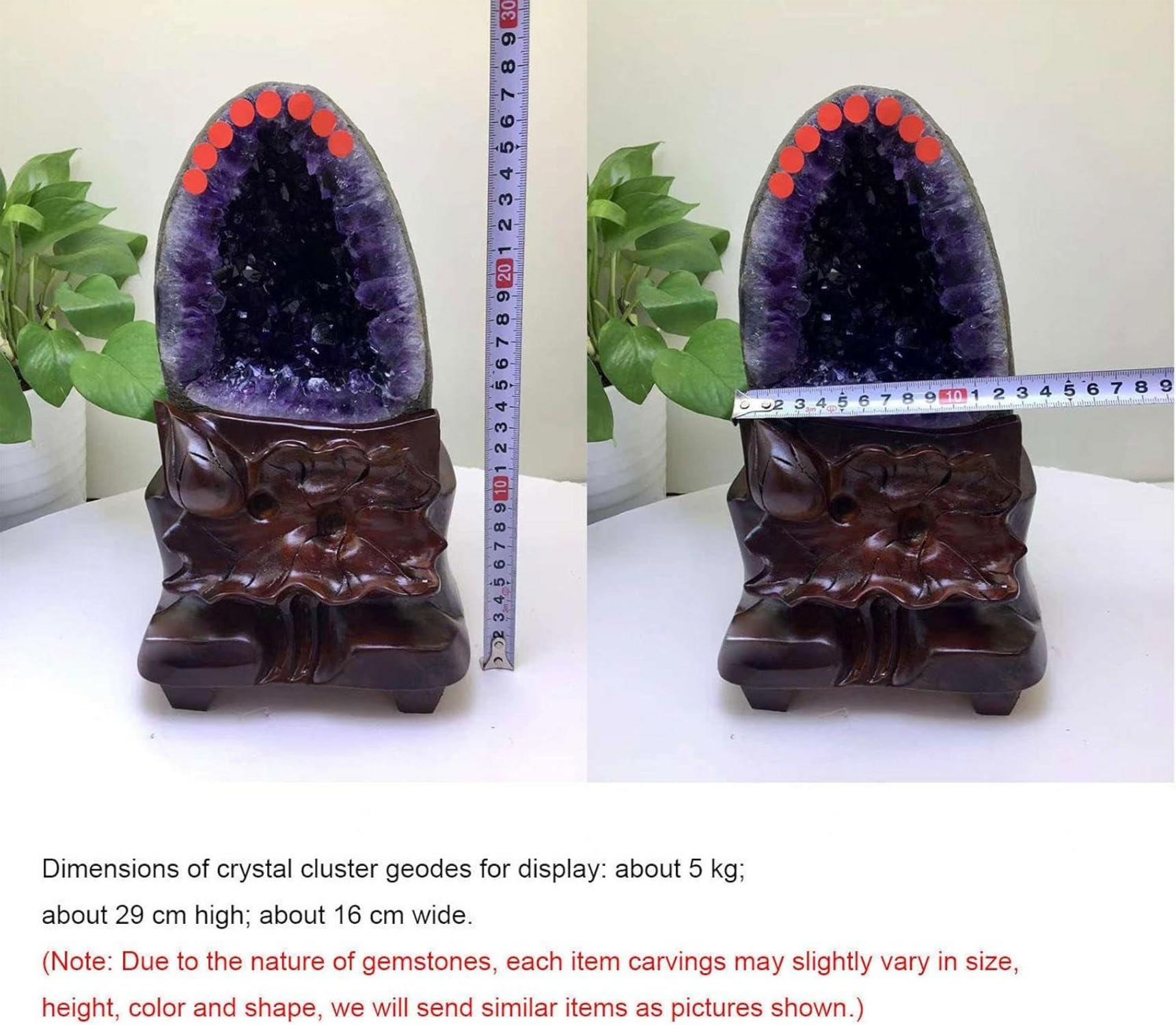 Große Amethyst-Geode Naturkristall Cluster 11lbs für Reiki