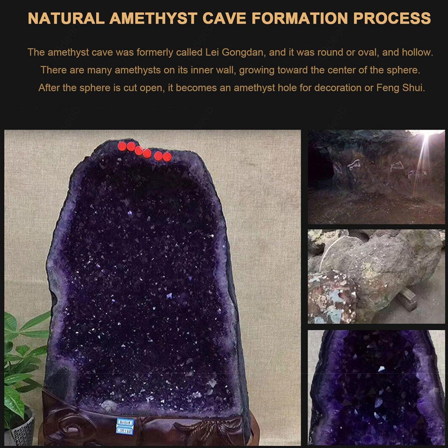 Große Amethyst-Geode Cluster für Reiki & Chakra-Heilung
