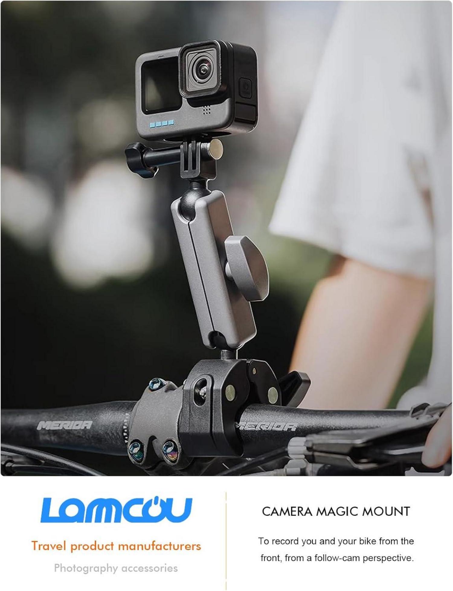 Lammcou Go Pro Motorrad Halterung Aluminium Action Kamera