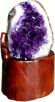 Natürlicher Amethyst-Cluster-Exemplarstein für