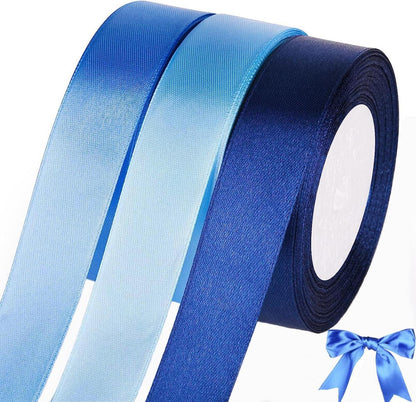Blauen Satinband 66m 20mm Breite für Geschenkverpackung