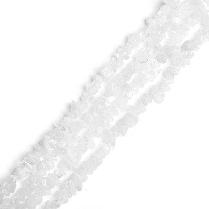 400pcs Klarer Quarz Kristalle Perlen 5-8mm für DIY Schmuck