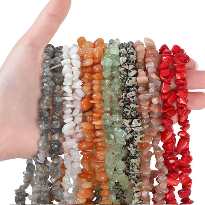 Klarer Quarz Kristall Perlen 400pcs DIY Schmuck Crafting 5-8mm