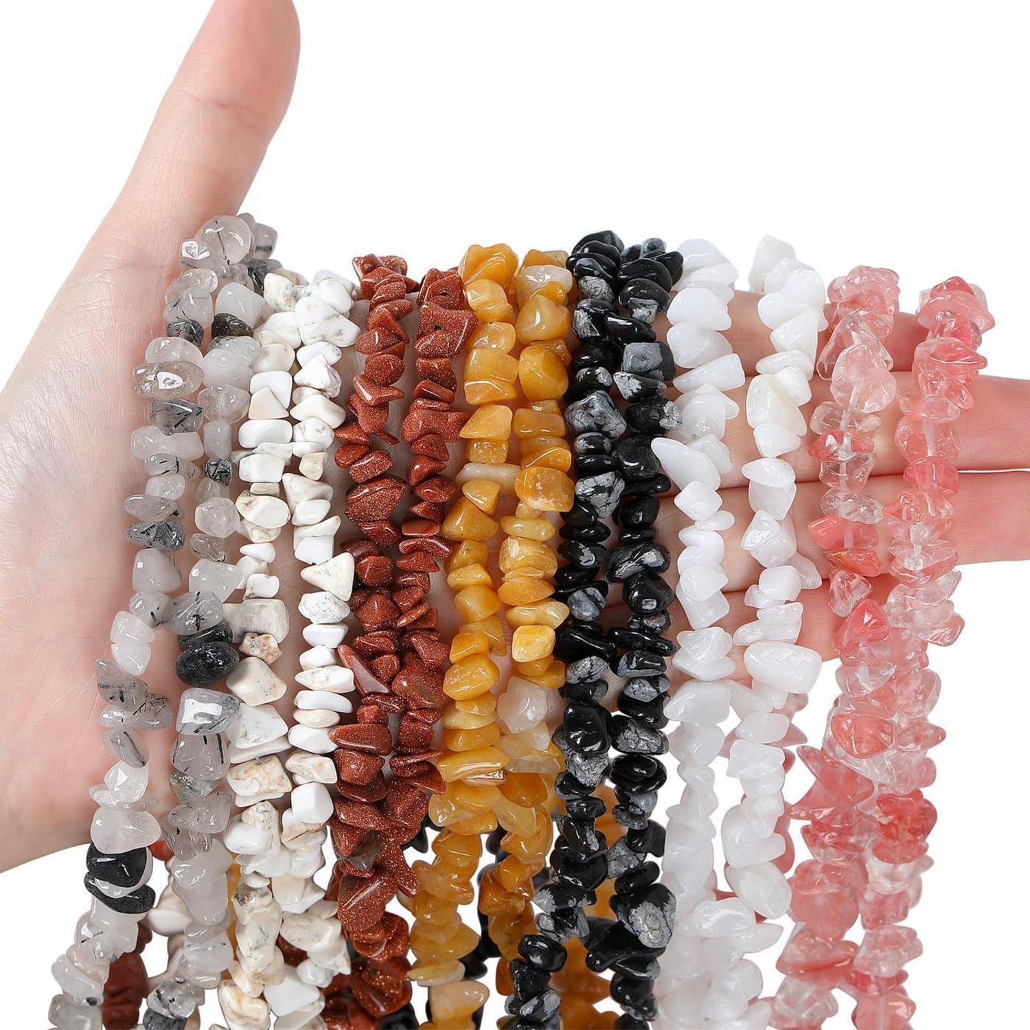 Perlen zum Auffädeln Kristalle Perlen Kristall Steine Armbänder Machen