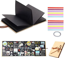 Fotoalbum zum Selbstgestalten 8 inch Schwarzes DIY Scrapbook