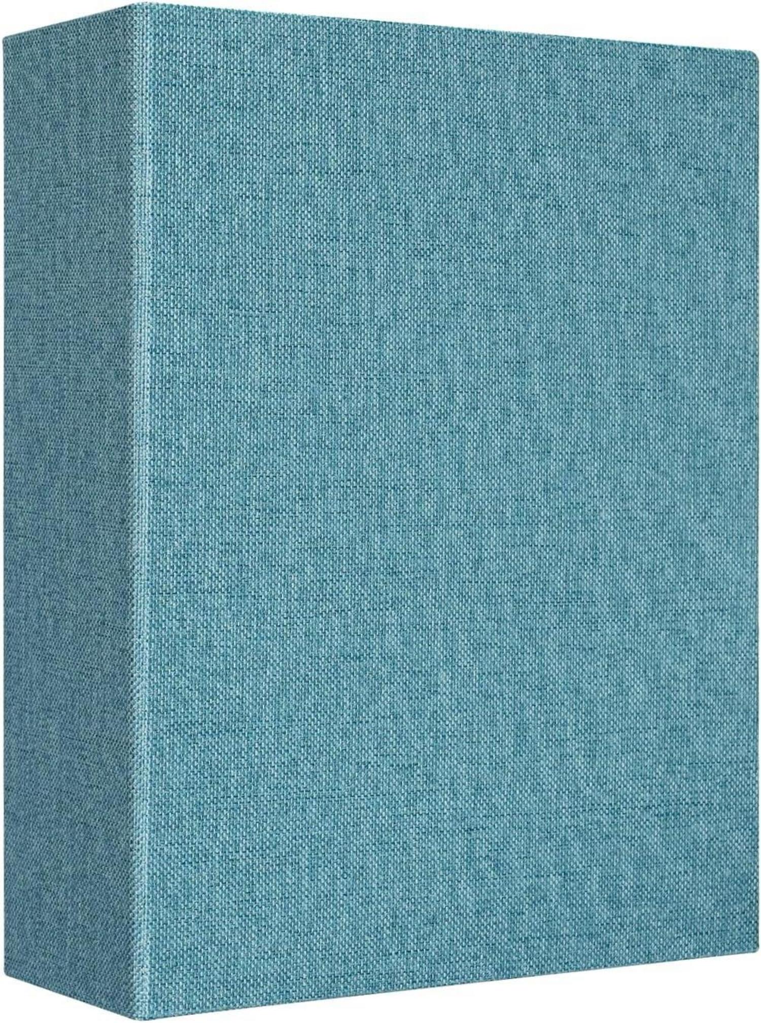 Einsteck-Fotoalbum 10x15 100 Schwarze Seiten Groß Kapazität für