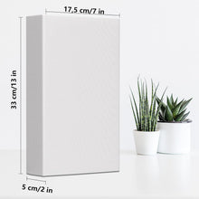 Leinen Einsteck-Fotoalbum 10x15 cm Schwarz 300 Seiten für
