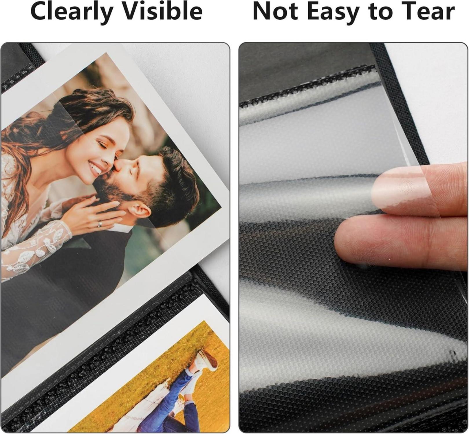 Fotoalbum Vienrose Einsteck 10x15 Schwarz 100 Seiten Groß Hochzeitsalbum
