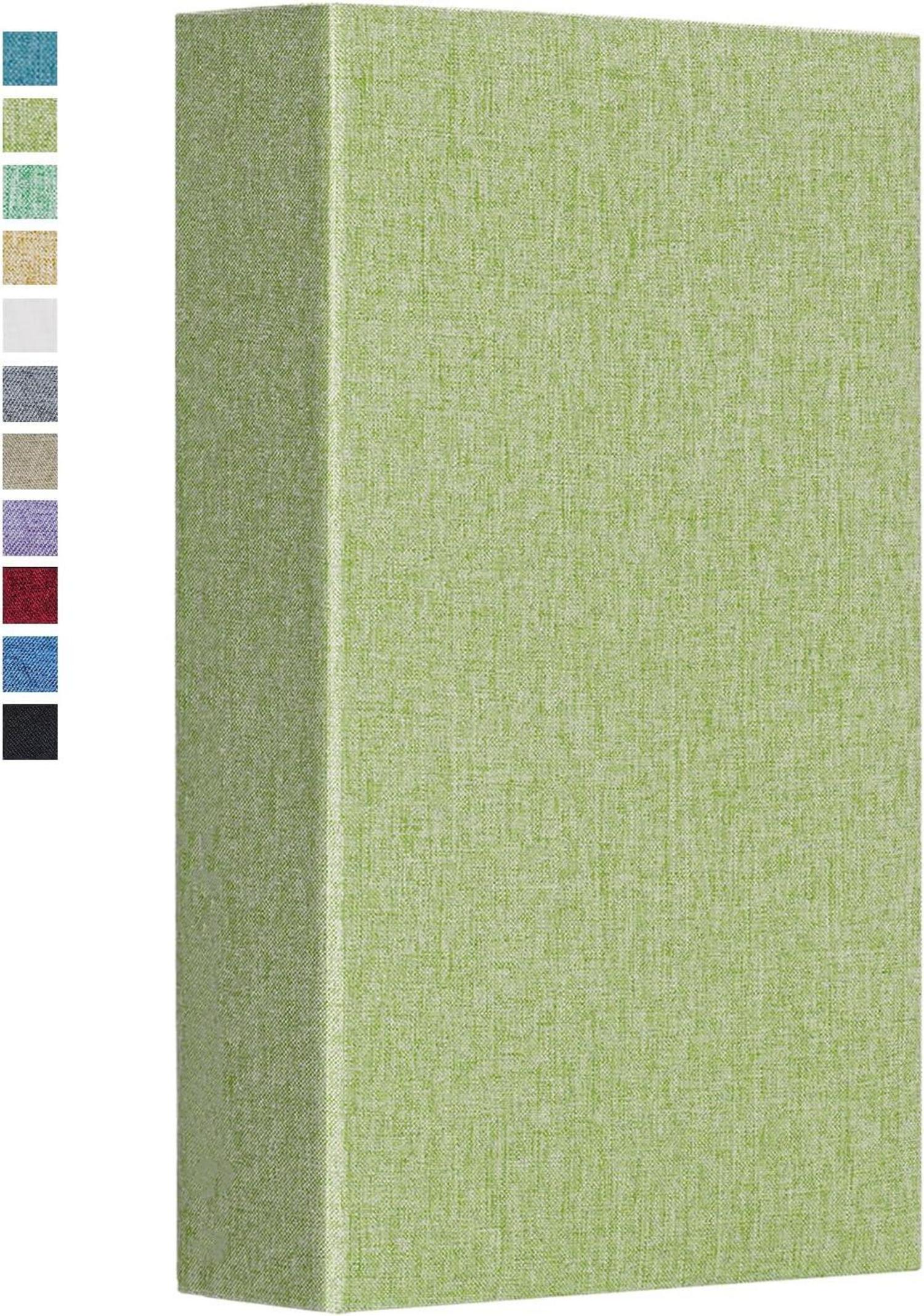Einsteck-Fotoalbum 10x15 Fotobuch 300 Schwarze Seiten Groß Kapazität