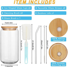 2er Set Cocktailgläser Dosenform mit Deckel und