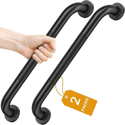 Badewannen und Dusche Haltegriff Edelstahl 41 cm Schwarz