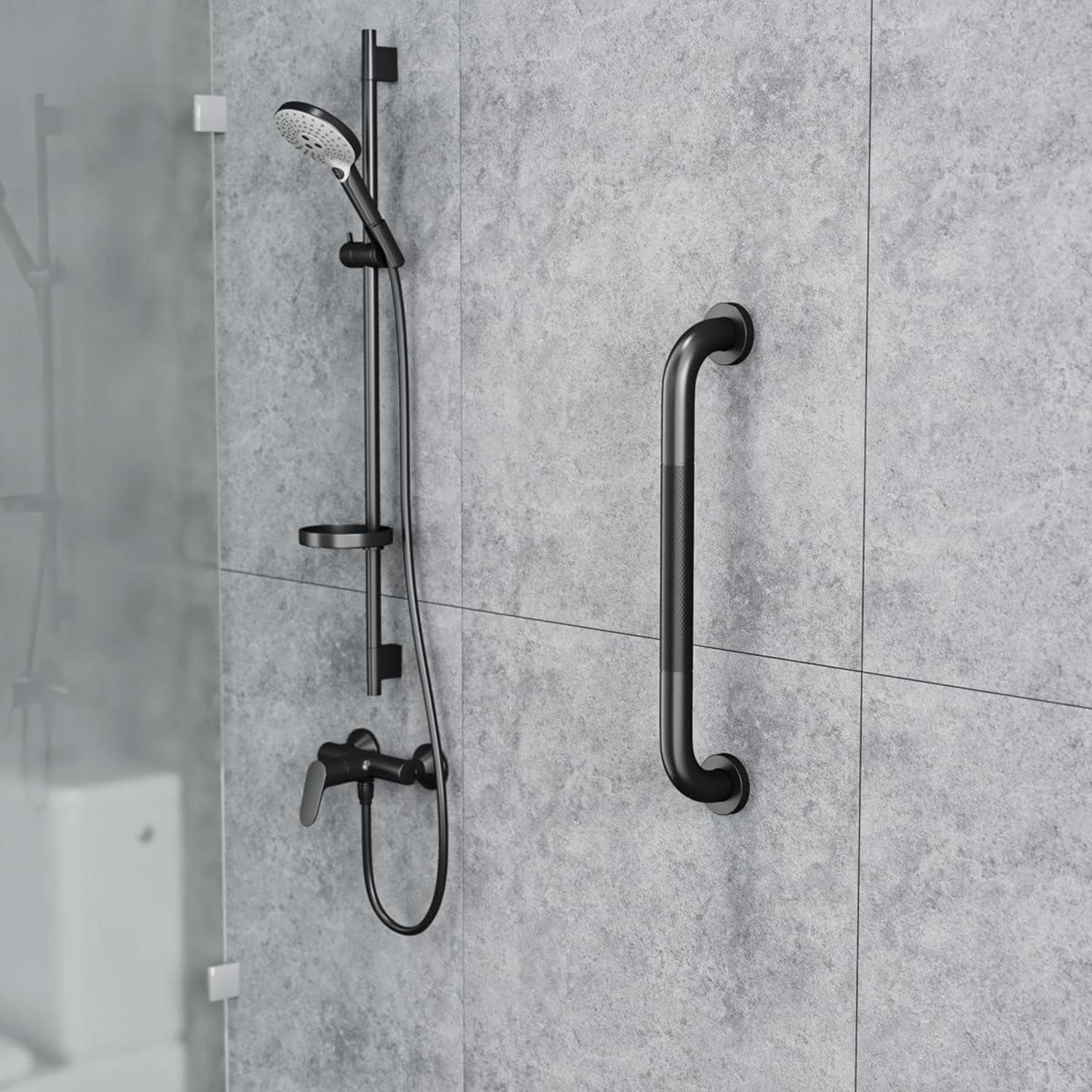 FANHAO Haltegriff Edelstahl Rutschfest 41 cm Badewanne Dusche Sicherheitsgriffe