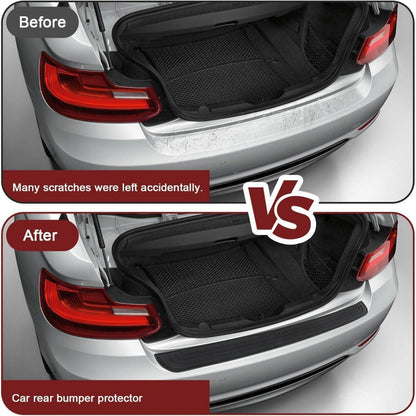 Stoßstangenschutz Gummi Anti-Kratz 90CM*7CM Schwarz