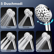 Duschkopf mit Filter und 15-facher Filtration, Hochdruck