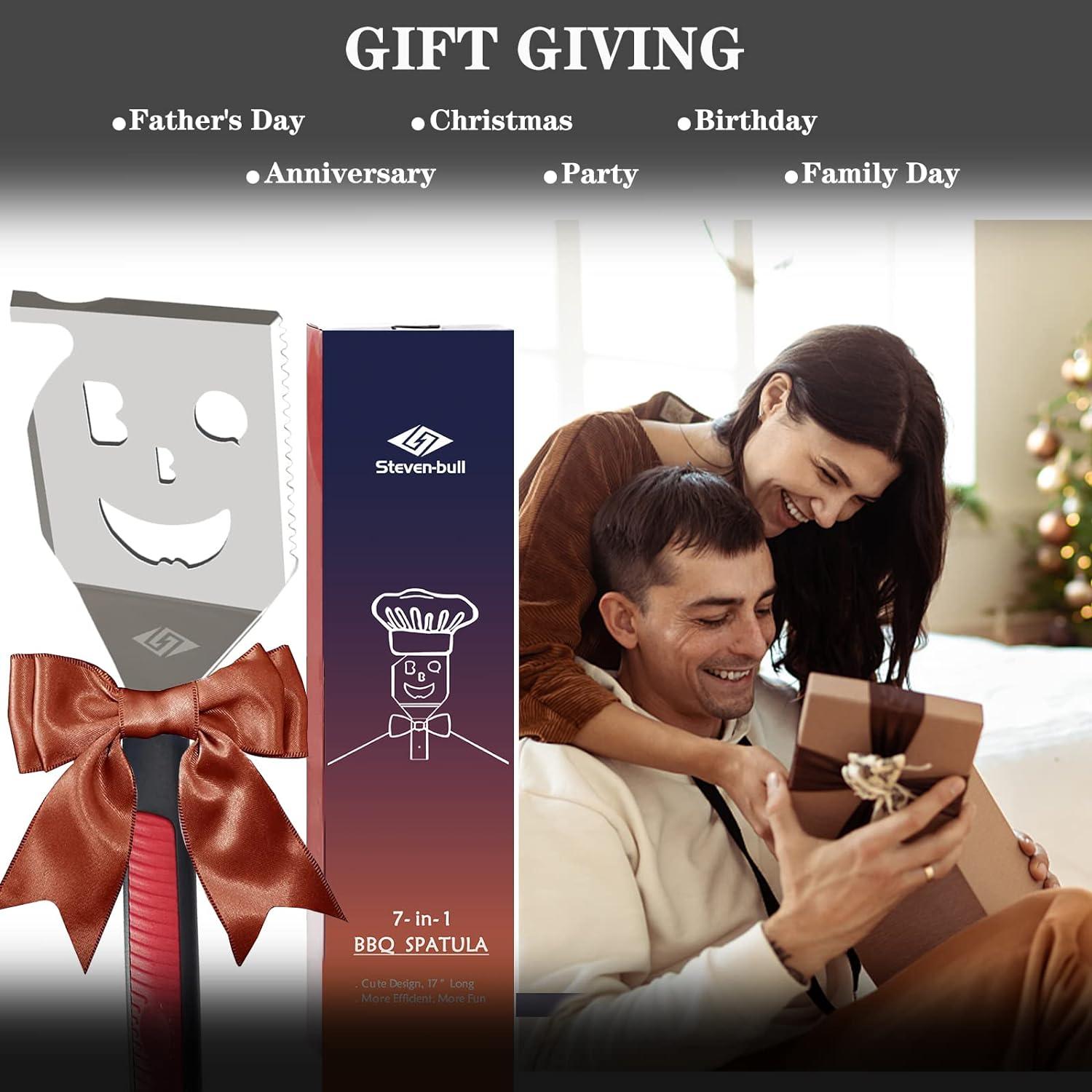 Grillspatel 7-in-1 Multifunktion Grillwerkzeug Box-Paket