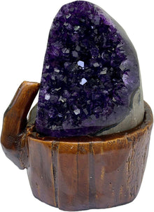 Natürlicher Amethyst-Cluster - Roh und poliert - 3,75 Pfund