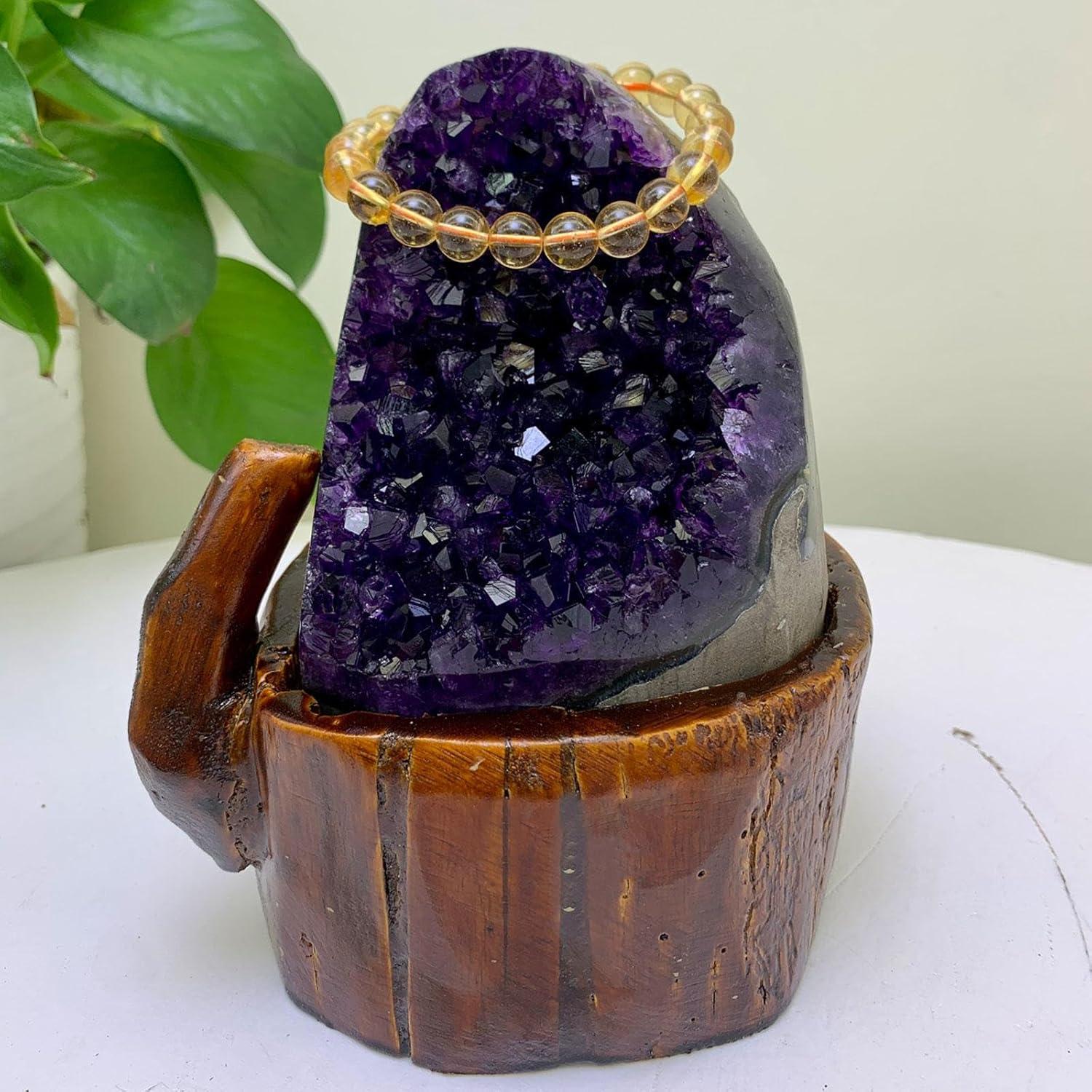 Natürlicher Amethyst-Cluster - Roh und poliert - 3,75 Pfund