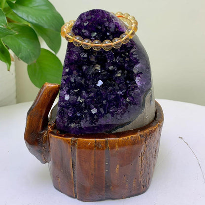 Natürlicher Amethyst-Cluster - Roh und poliert - 3,75 Pfund