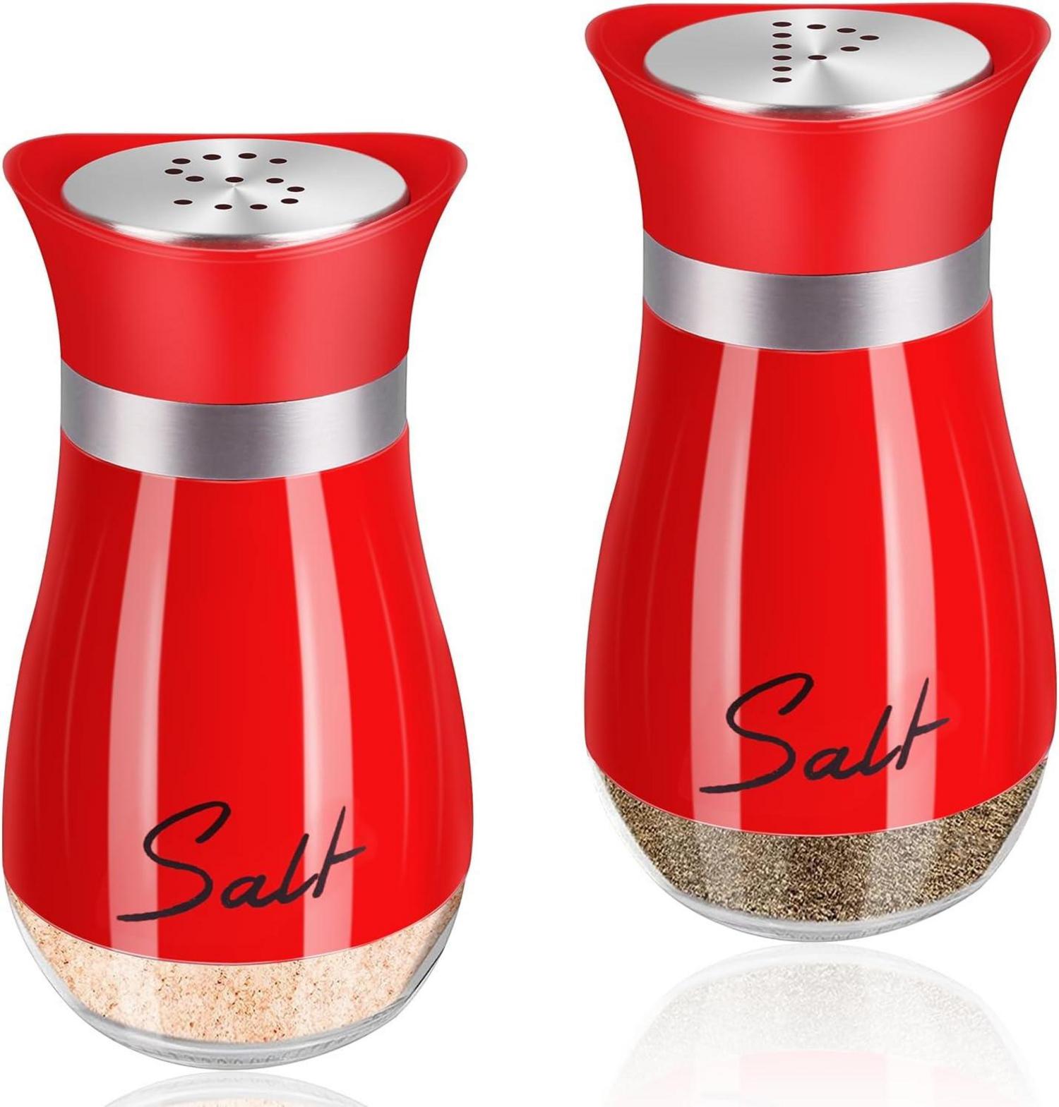 Salz und Pfefferstreuer Set Edelstahl Gewürzstreuer BBQ Kitchen