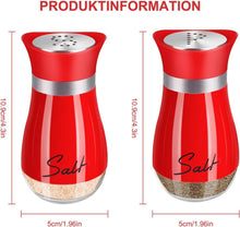 Salz und Pfefferstreuer Set Edelstahl Gewürzstreuer 2 Stück