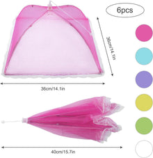 Faltbare Fliegenhaube 6er