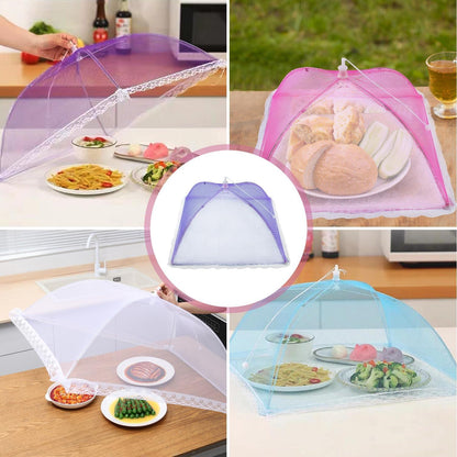 Fliegenhaube 6 Stück Faltbare Kuchenabdeckung - Essen Obst BBQ