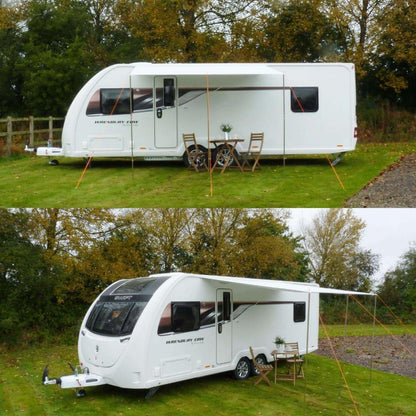 Wohnwagen Sonnensegel Caravan Tarp 3,6x2,4m UV50+ wasserdicht 5000mm