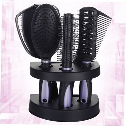 Minkissy 5-teiliges Haarbürstenset Profi Styling Werkzeuge Locken Bürste Kam