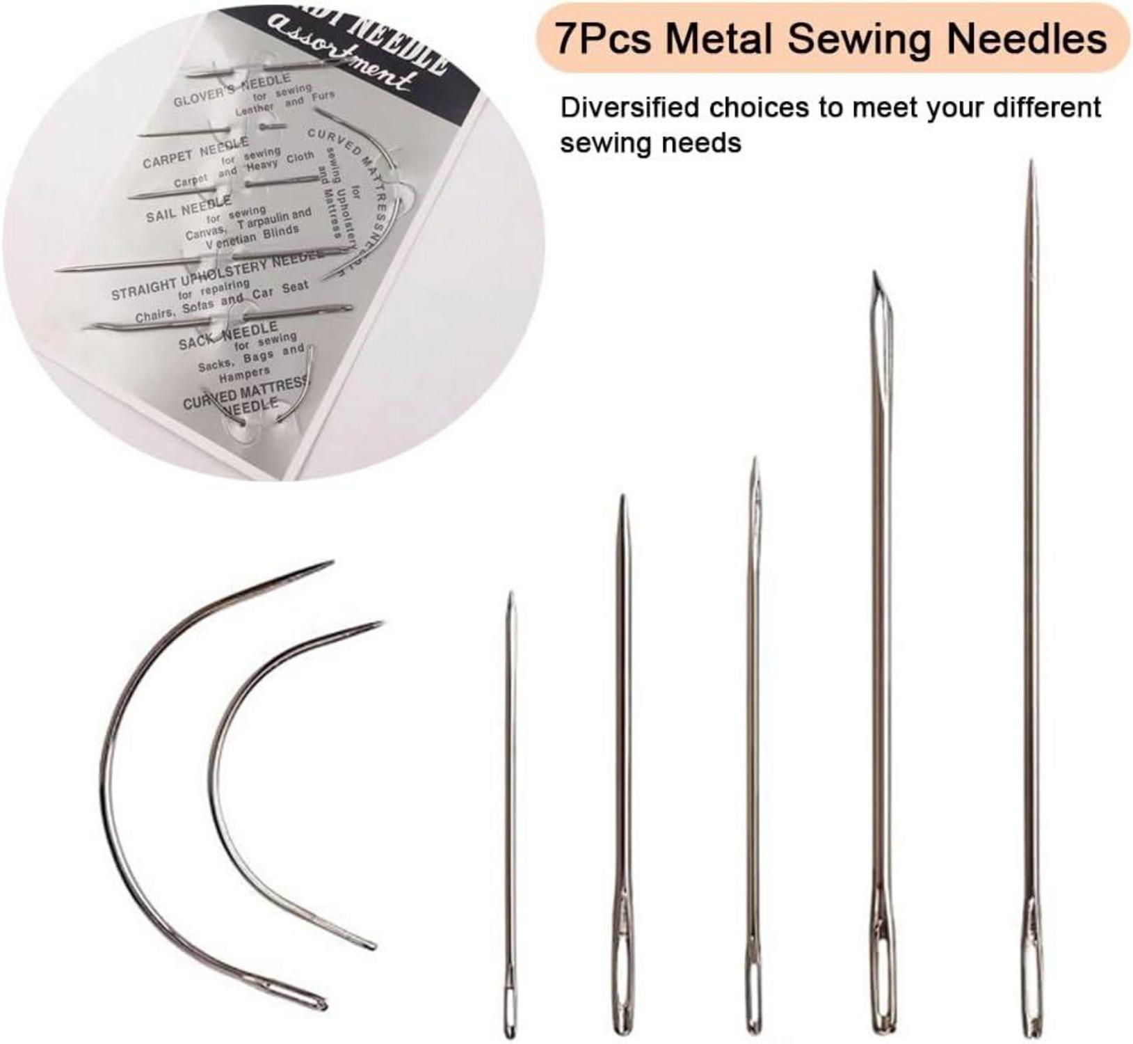 NICAVKIT Leder Nähset Ledernähset DIY Handwerk Set 18tlg