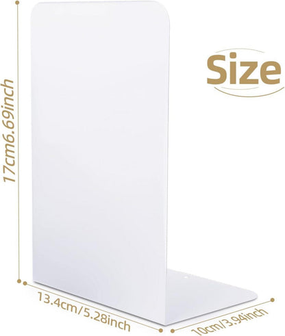 Metallische L-förmige Buchstützen Set, 4