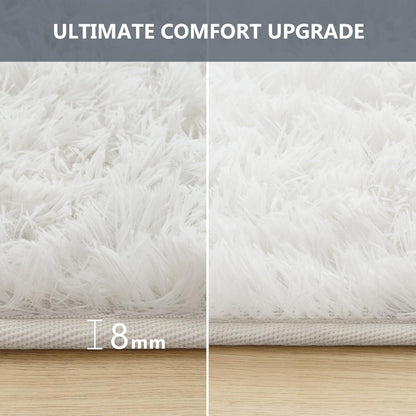 Hochflor Teppich Flauschiger Langflor Schlafzimmer Wohnzimmer Teppiche