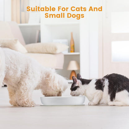 Keramik Anti Schling Napf Katze, Slow Feeder, Anti Rutsch Matte, Hohe