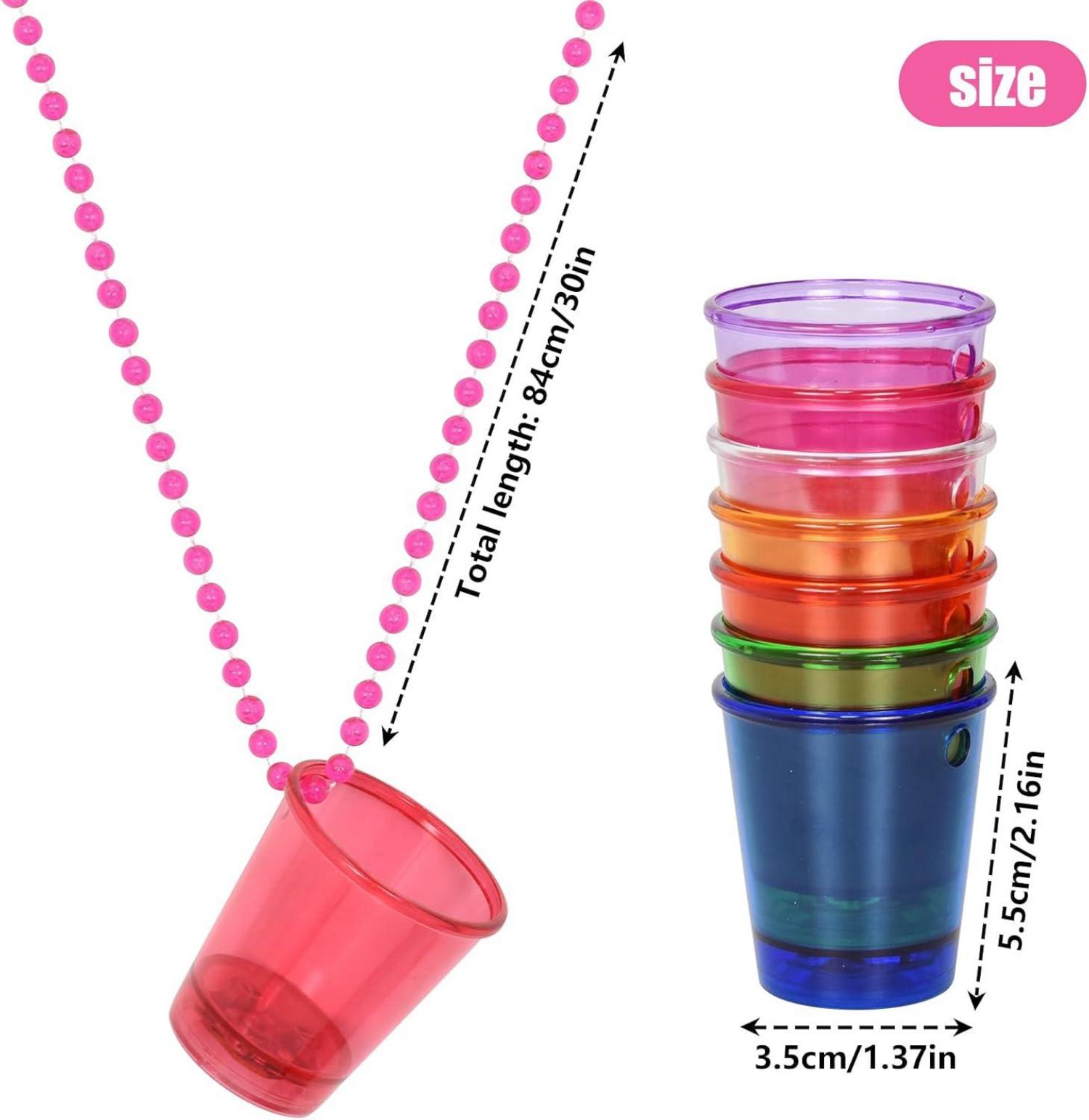 Colexy 7-teiliges Leuchtendes Schnapsglas Set mit