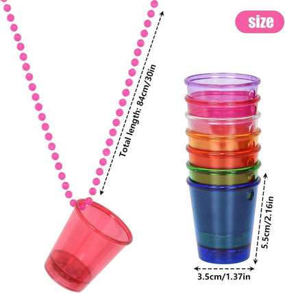 Colexy 7-teiliges Leuchtendes Schnapsglas Set mit