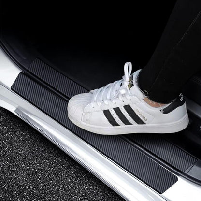 Auto Einstiegsleisten Schutzfolie Carbon Kratzschutz 4 Stück