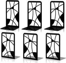 Buchstütze Metall Cut-Out Look Kratzfest Rutschfest 17cm*12cm 6er Set