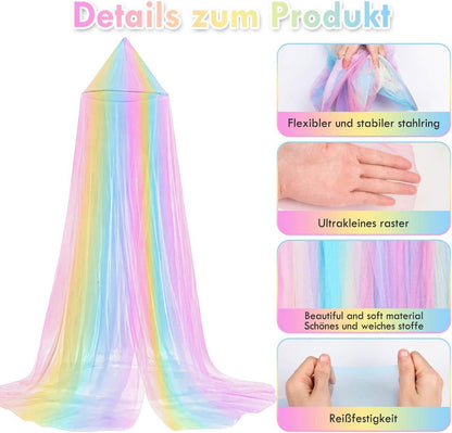 Betthimmel Moskitonetz Doppelbett Einzelbett Reise Feinmaschig