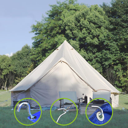 20x Zeltheringe 18cm Aluminium Vorzelt Heringe Camping Erdnägel Häringe