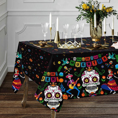 Totenkopf Tischdecke Tag der Toten Dia De Los Muertos Party
