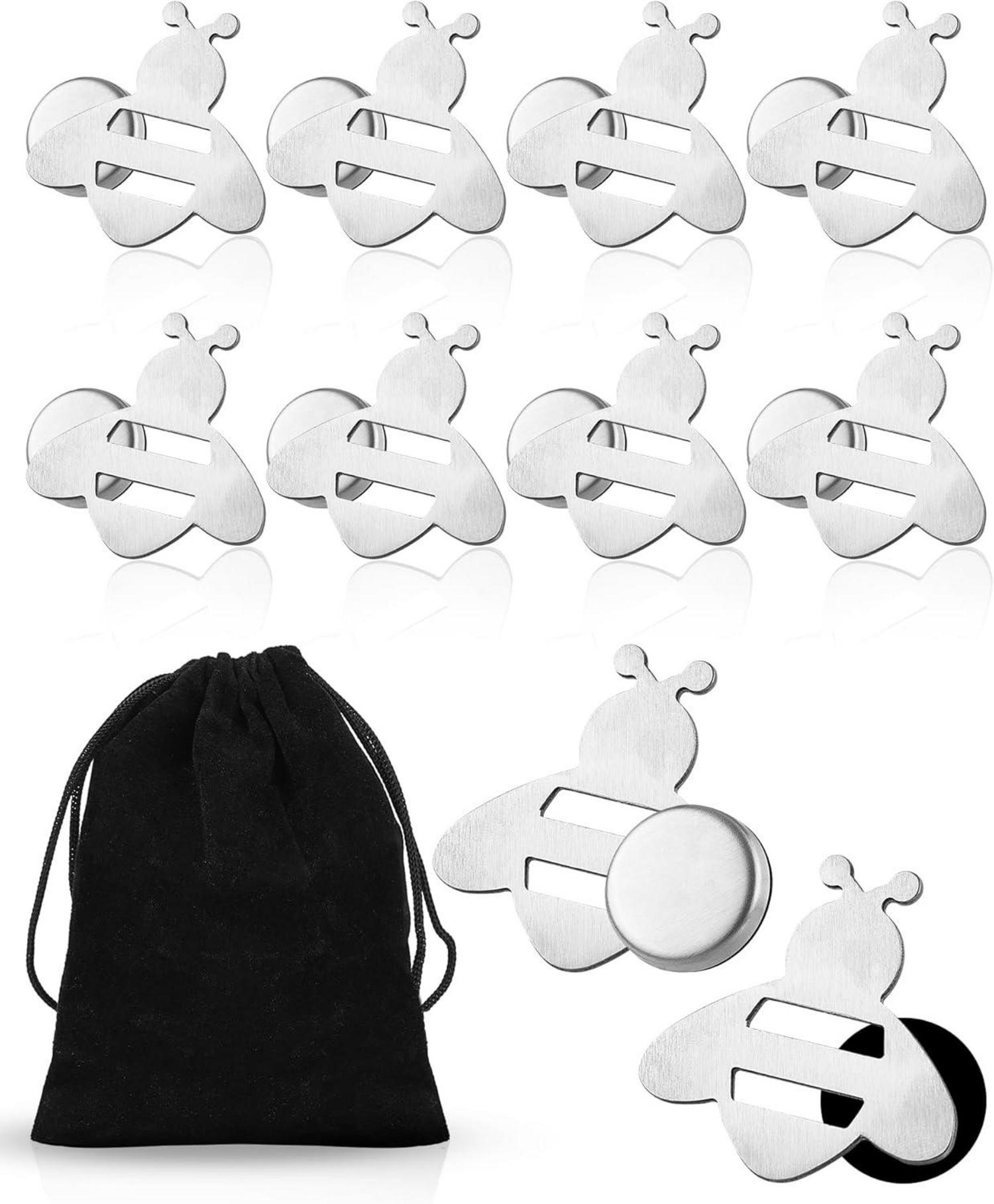 8er Magnetische Bienen Tischdeckenbeschwerer Set mit Tasche