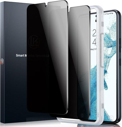 Sichtschutzfolie 2 Stück Samsung Galaxy S22 9H Panzer Glas Schwarzes