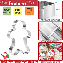 Weihnachts-Ausstechformen-Set 9-teilig Edelstahl