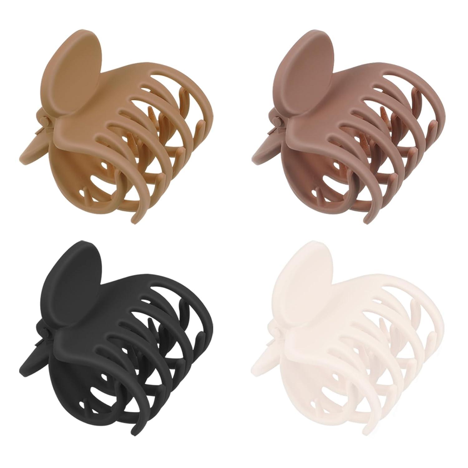 Klauen-Haarspangen Set 4 Stück für Frauen Mädchen Mattierte