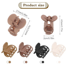 4 Stück Mittelgroße Klauen-Haarspangen für Damen, Mädchen