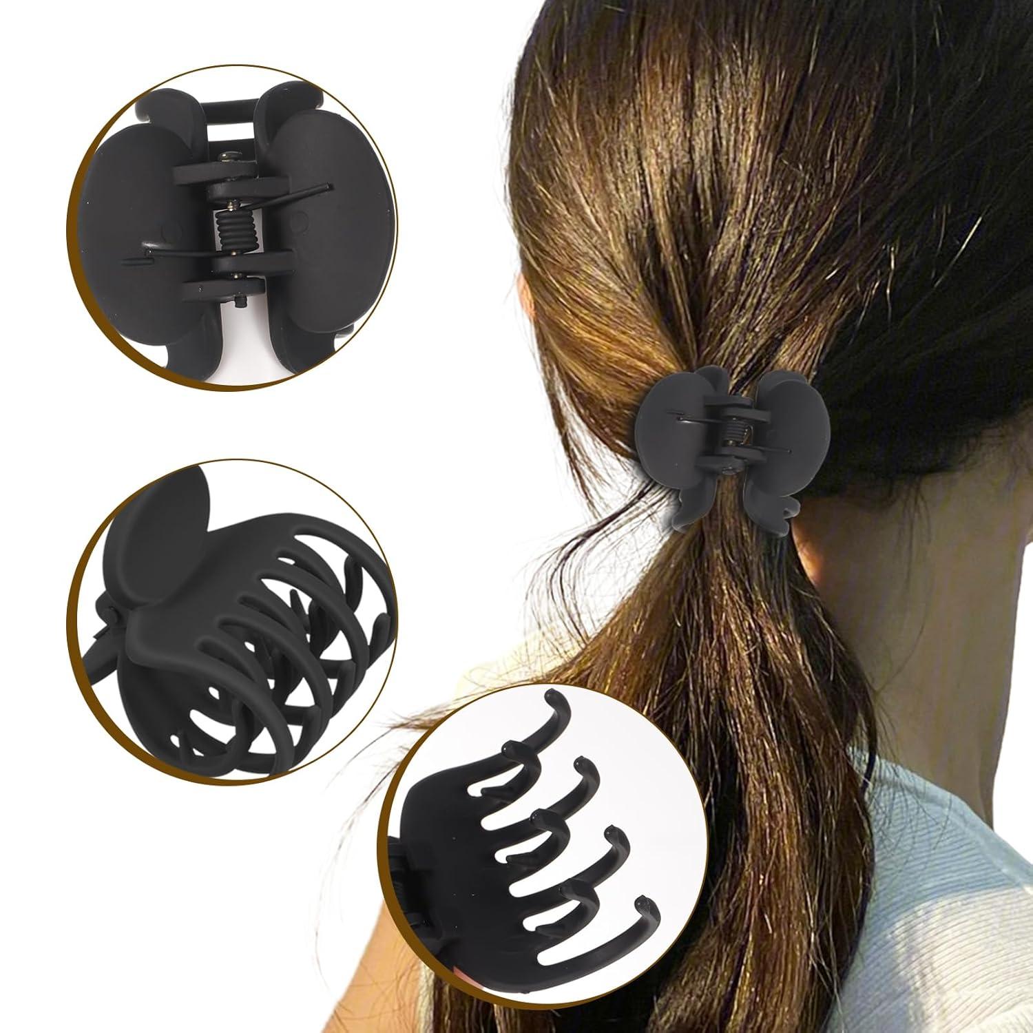 Klauen-Haarspangen Set 4 Stück für Frauen Mädchen Mattierte