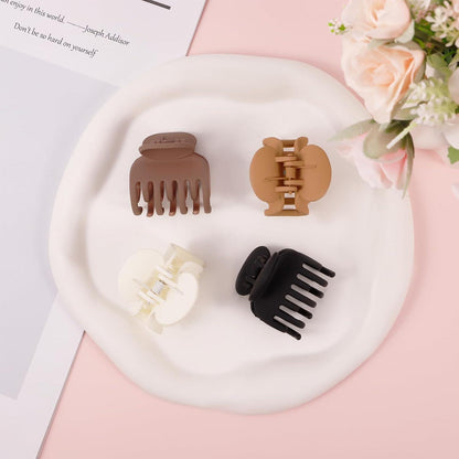 Auidy_6TXD 4 Stück Mittelgroß Klauen-Haarspangen Damen Mädchen Haarklammern Set