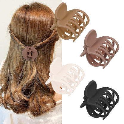 Auidy_6TXD 4 Stück Mittelgroß Klauen-Haarspangen Damen Mädchen Haarklammern Set