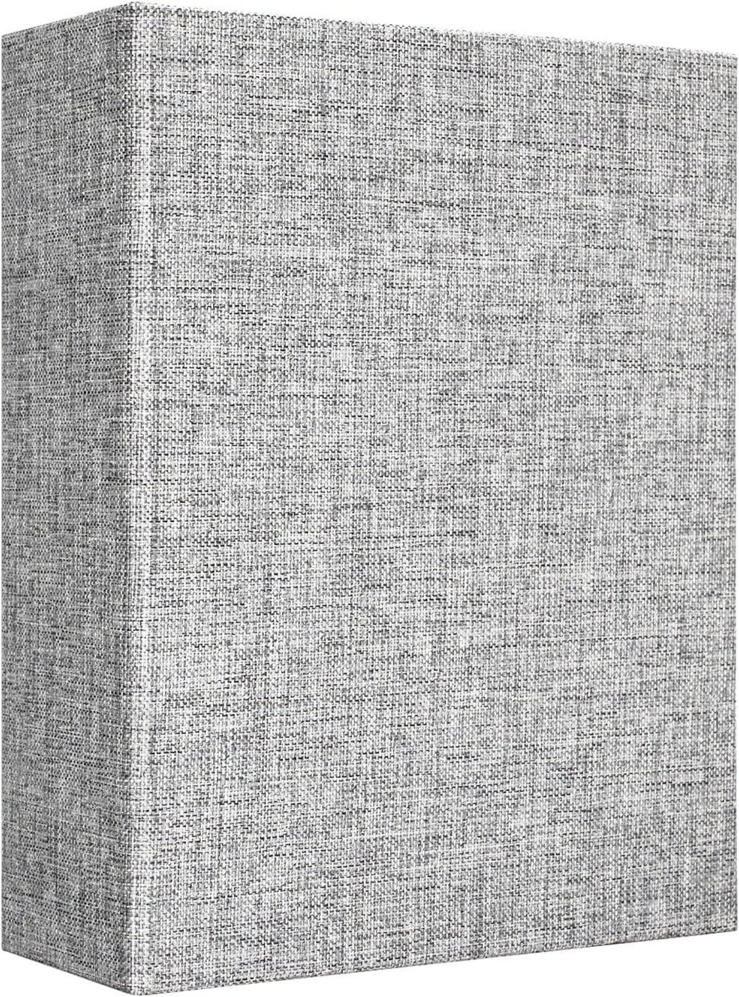 Großes Einsteck-Fotoalbum 10x15 Schwarz 100 Seiten für Hochzeit und