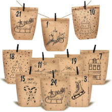 Adventskalender zum selbst Basteln, Weihnachtskalender