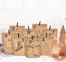 Adventskalender zum selbst Basteln, Weihnachtskalender